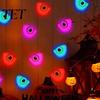 Lighted Eye Props 12/16Pcs Halloween 3D Eyes Decoration, Glowing Spooky Wall Sticker, LED Stickers Light-Up Decor for Walls, Windows, Doors,