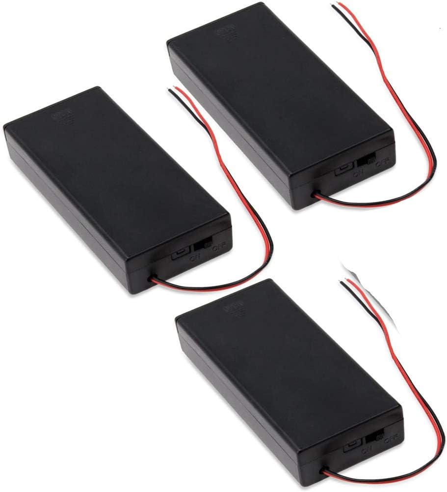 5 шт. 18650 кейс для хранения аккумуляторов 2 слота X 3,7 В для 2x18650 аккумуляторов держатель коробка контейнер с выключателем вкл/выкл 2 слота с выключателем