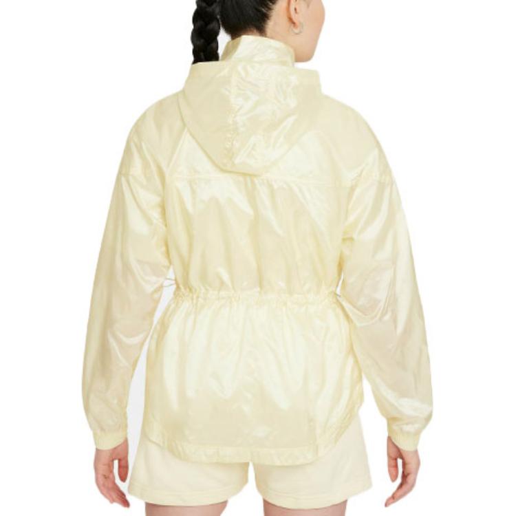 Nike Спортивная куртка Windrunner на молнии с капюшоном Женские куртки кокосового молока CZ9740-113