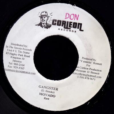 7-дюймовая пластинка MAVADO - Gangster NONE Don Corleon Rec 2007 Ямайка Регги, Ска и Даб Б/у