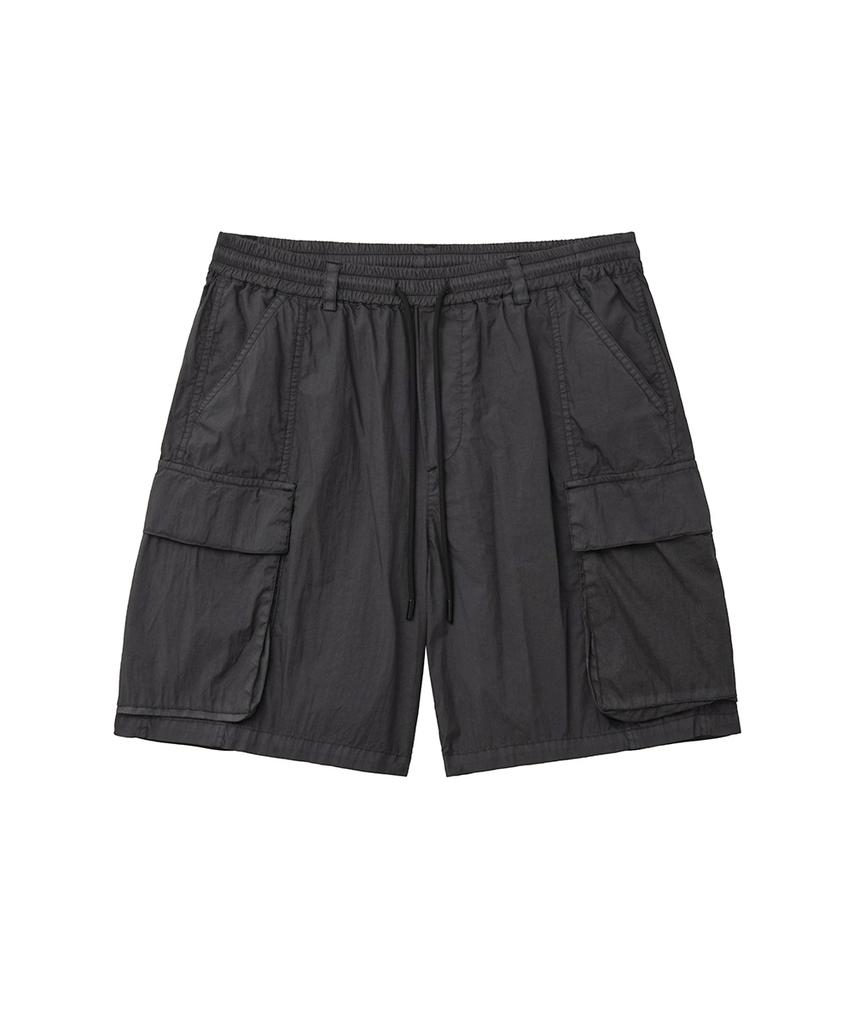 INTEMPOMOOD Tactical Banding Cargo Shorts_Charcoal