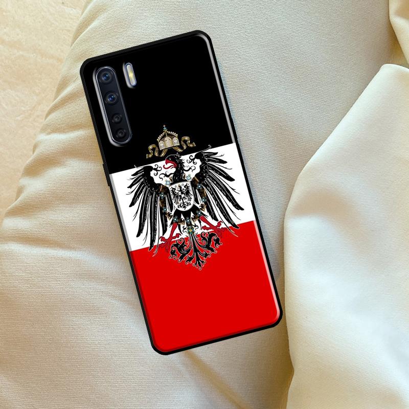 Футляр для телефона с флагом Германской империи для Oppo A6 A5 Pro A15 A57 A17 A54 A74 A94 A76 A16 A96 A40 A60 A80 A18 A38 A58 A78 A98