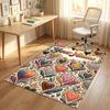 Heart Theme Soft Crystal Velvet Rug Custom Name & Text Print Non Slip Floor Rug for Bedroom Living Room