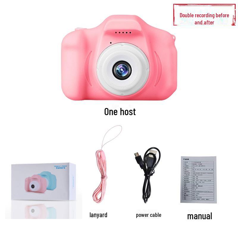 «Детская мультяшная цифровая камера для фото и видеосъемки — идеальный подарок на день рождения для школьников и малышей»