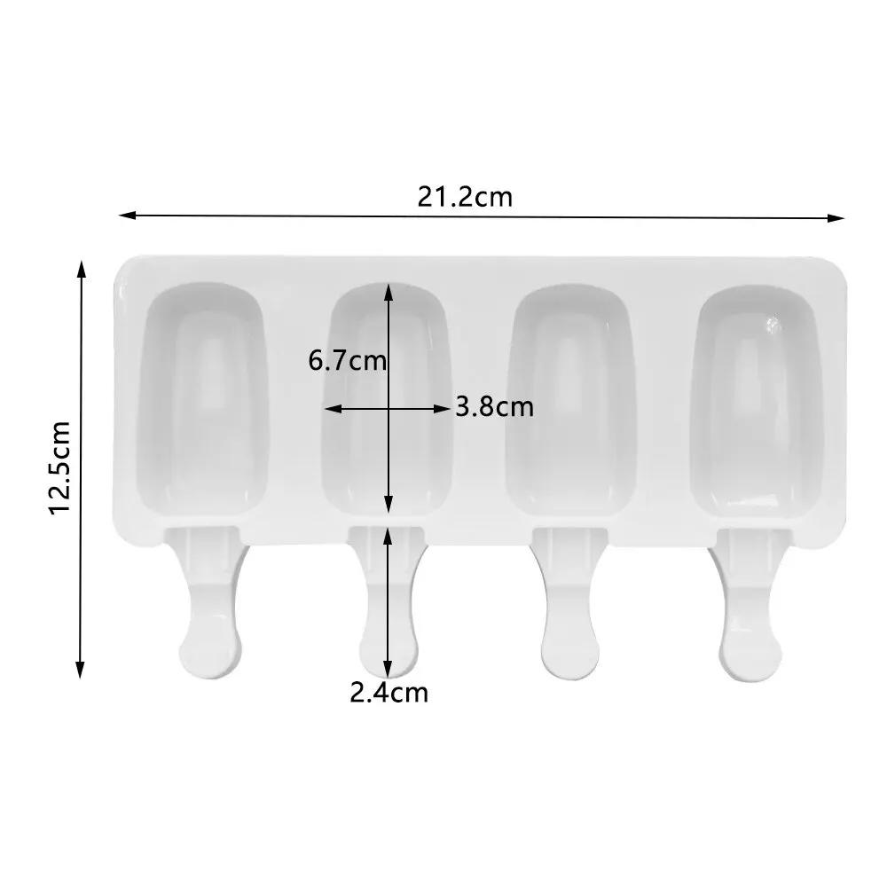 Силиконовая форма для мороженого Magnum Silicone Form DIY Fruit Juice Cube Maker Tray Popsicle Mold Baking Accessorie