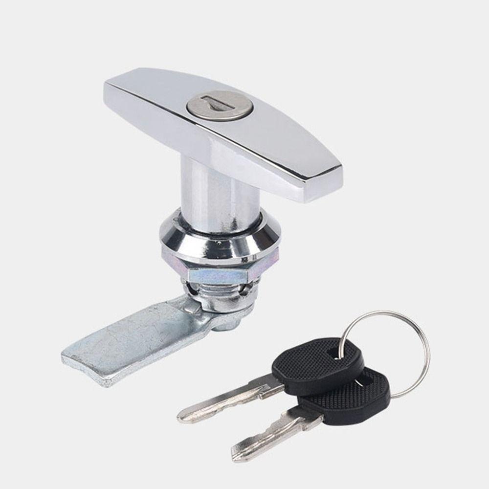 Ручка-замок из цинкового сплава для фиксации, замок для дверцы шкафа, новый Т-образный замок, гаражная дверь