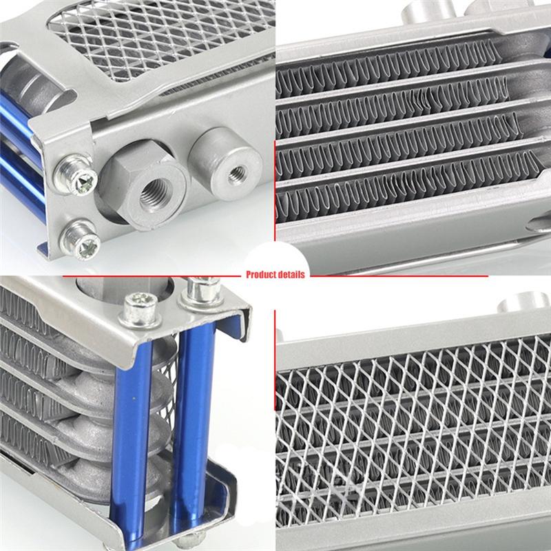Interface Radiator Oil Cooler Aluminium Cooling System For 50-160Cc Motorcycle Dirt Pit Monkey Bike