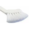 Ohe Toilet Brush, White, Approx. 37cm H x 8cm W x 9.3cm D, Includes Thrift Case, Flocked