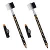 Eyebrow Filler Three-dimensional Effect Stylish Good Color Rendering Eye Liner Pen with Sharpener and Brow Comb Brush for Women