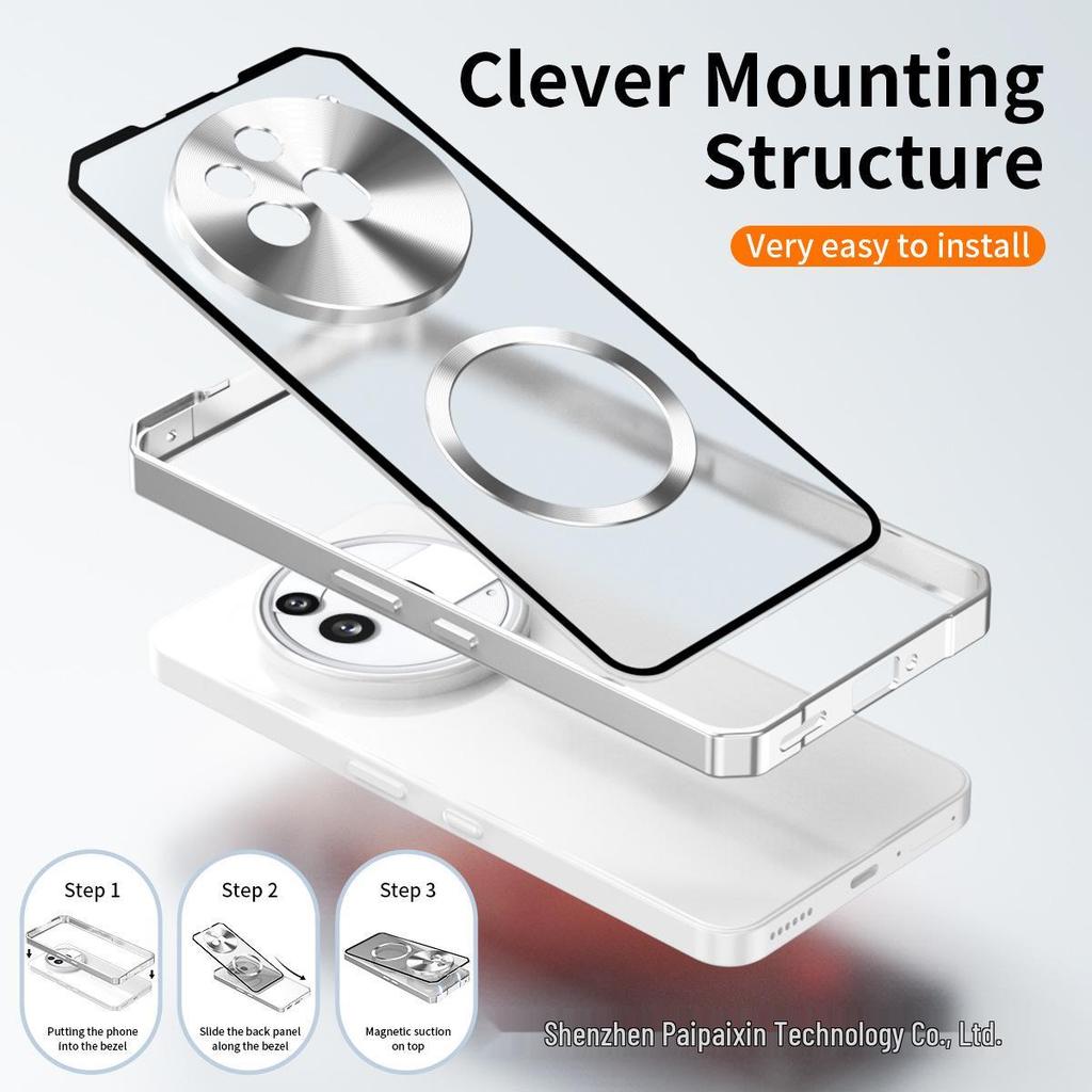 Магнитный чехол-броня Черная Пантера для Nothing Phone 3A Pro