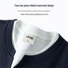 JEEP Men's Waffle-Knit Faux Two-Piece Collar Sweatshirt