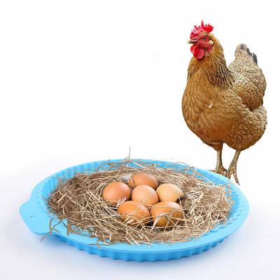 1 шт., силиконовые накладки на гнездо для кур, аксессуары для курятника, водонепроницаемый и многоразовый коврик для гнездования, предотвращающий поломку яиц