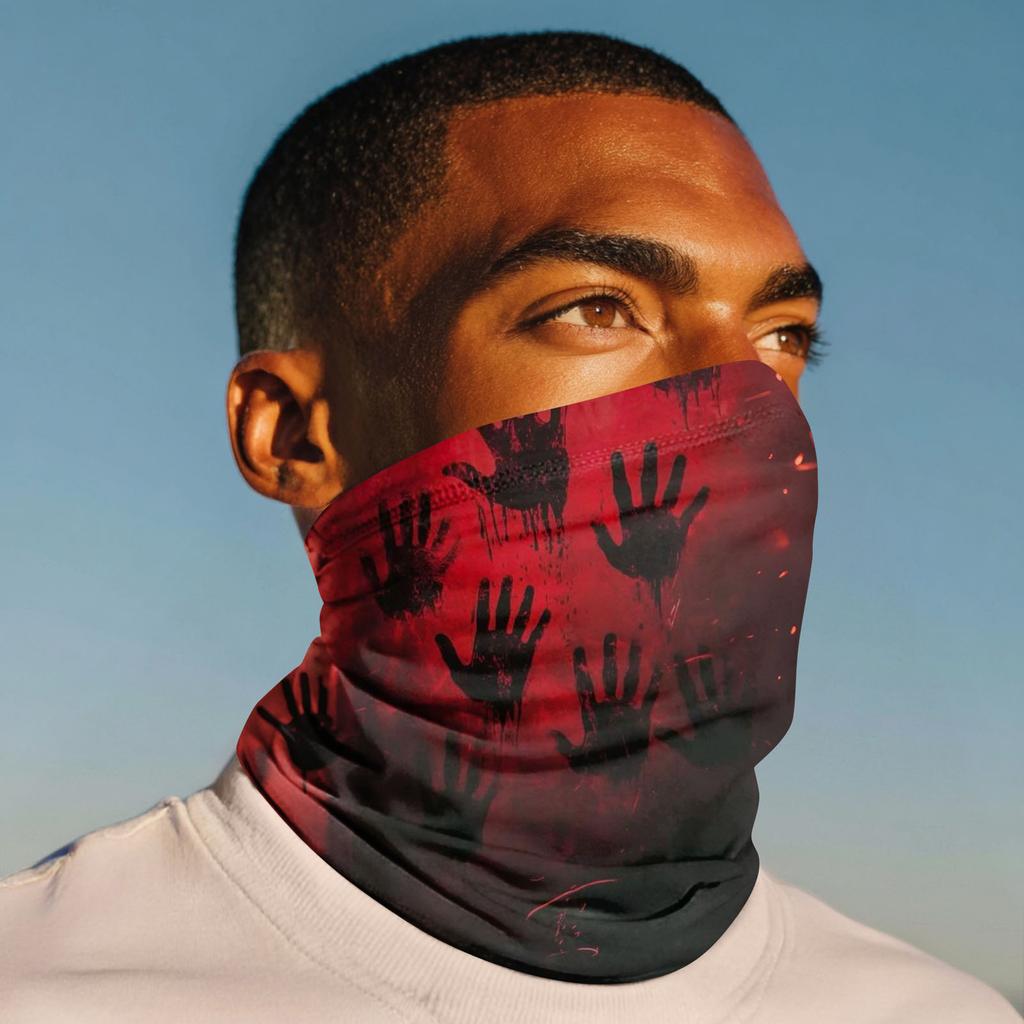 Outdoor Cycling Mask Fashion Printed Headscarf Neck Scarf