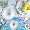 Mermaid Tail Scales Table Runner 12 x 84 Inches - Glitter Holographic Sequin Cover for Ocean Under The Sea Party Decorations and Supplies (1)