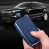 Aluminum Alloy Leather Car Key Case Cover for Land Rover Defender Discovery Sport Range Rover Sport Velar Evoque Jaguar XE XF