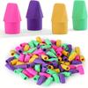 50pcs, Erasers for Pencils, Pencil Top Erasers, Eraser Caps,Topper Erasers, Perfect for Kids School and Office Supplies