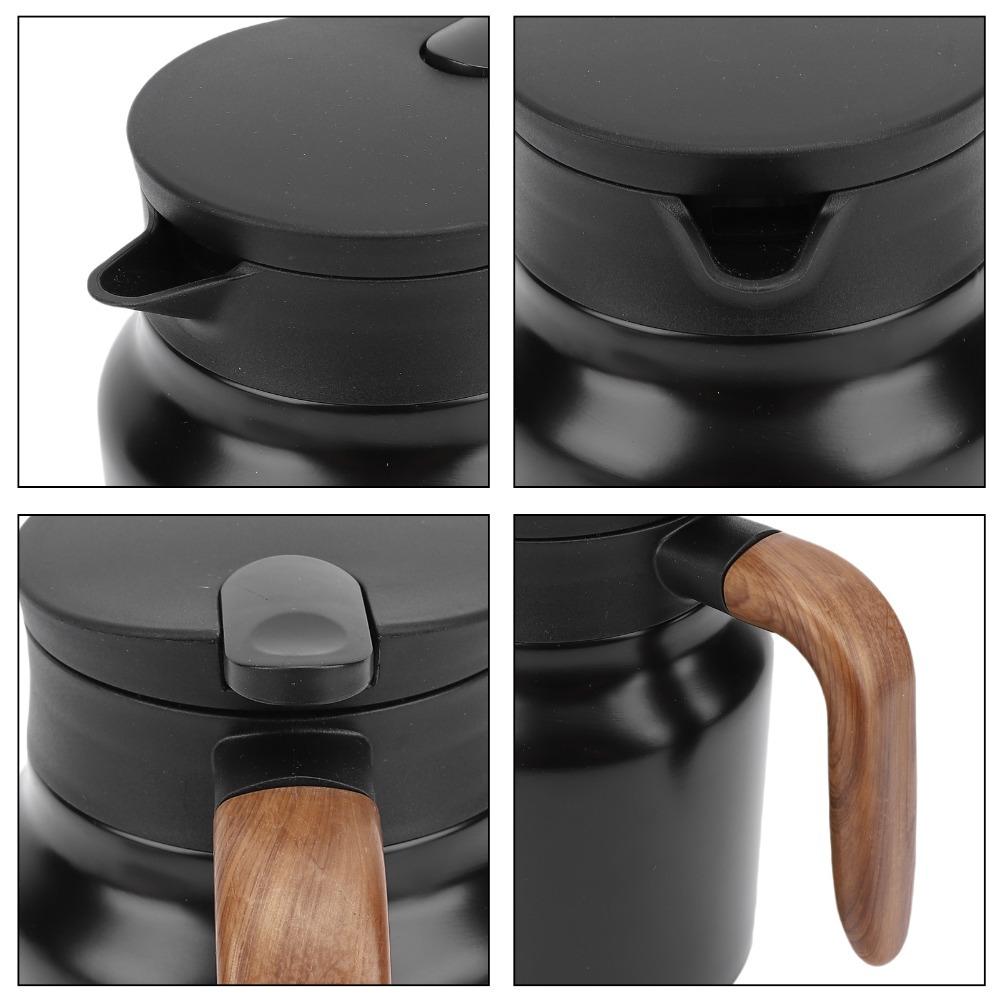 Stainless Steel Insulated Coffee Pot Built-in Filter Stainless Steel Dispenser Office Use