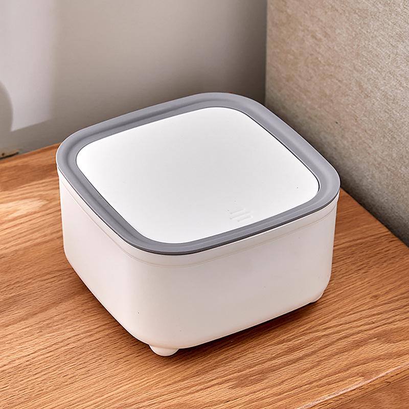 Практичный мусорный бак, симпатичный мусорный контейнер, симпатичный столик для хранения, маленький крошечный мусорный контейнер