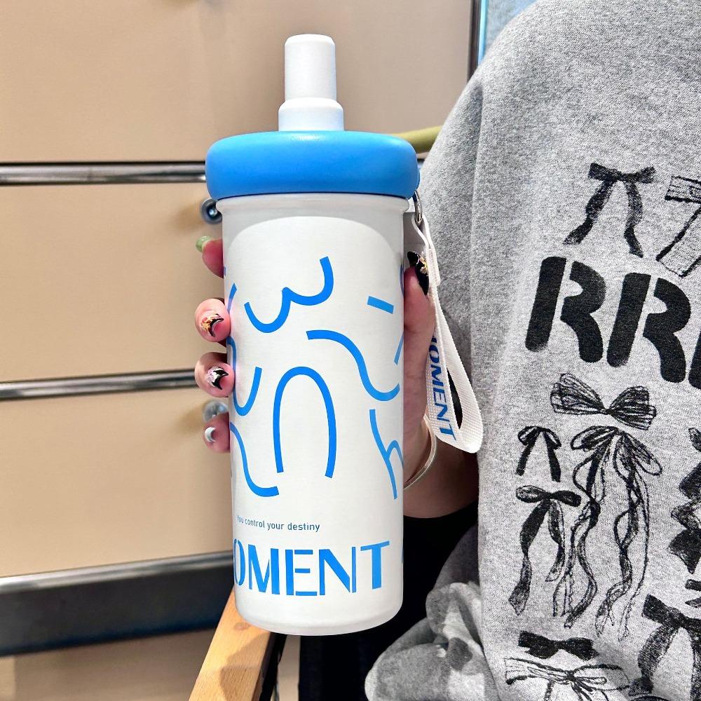 600ML Vacuum Cup 316 Stainless Steel Tumbler Portable Insulated Cup Office Workers