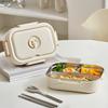 Изолированный ланч-бокс Легкий контейнер для еды Герметичный ланч-бокс из нержавеющей стали Для работы Путешествий Пеших походов Кемпинга