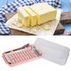 Transparent Cover Butter Storage Container 2 in 1 Design Butter Dispenser Slicer  Restaurant Use