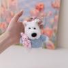 West Clothed Wear Highland White Terrier Dog Plush Toy Stuffed Animal Keychain