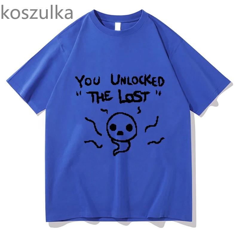 Binding Of Isaac You Unlocked The Lost TShirt Vintage Graphic T Shirts Unisex Unisex Fashion Classic ONeck Short Sleeve Tshirts