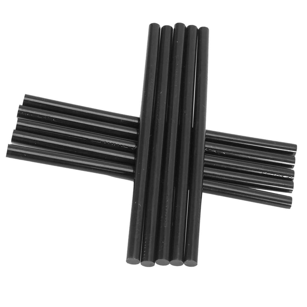 10pcs Set 7 * 150mm Colorful Hot Melt Glue Adhesive Sticks for 20W Small Power Gun Black