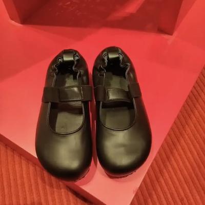 Новые ретро туфли с большой головой, нишевые, с круглым носком, женские, на резинке, модные, универсальные балетки на платформе