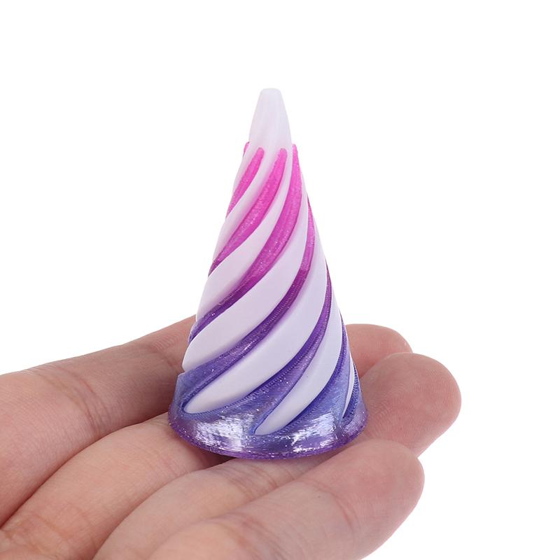 1 шт. спиральная конусная декомпрессионная игрушка 3D-печатная пирамида невозможная проходная скульптура квадратный столб спиральный винт игрушки-фиджет