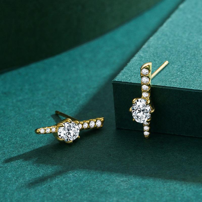 Tancise 925 Sterling Silver Zircon Earrings Drop Earrings For Women Wedding Party Gifts