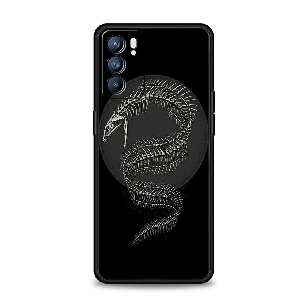 Чехол для телефона "Рыбья кость" для Oppo A17 A31 A54 A57 A78 A79 A98 Find X5 X6 Reno 6 7 8 10 11 12 13 F Pro 5G Мягкий ТПУ Чехол Fundas Capas