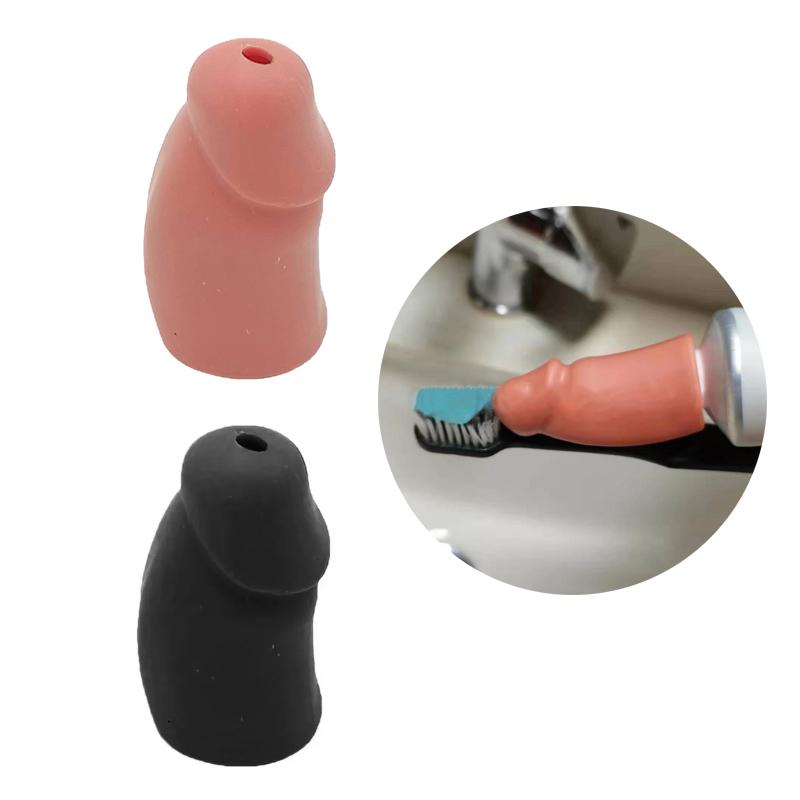 Головки дозатора зубной пасты, колпачок для выдавливания, пластиковая крышка для бутылки, пылезащитная, забавные гаджеты, подарок для взрослых, друзей
