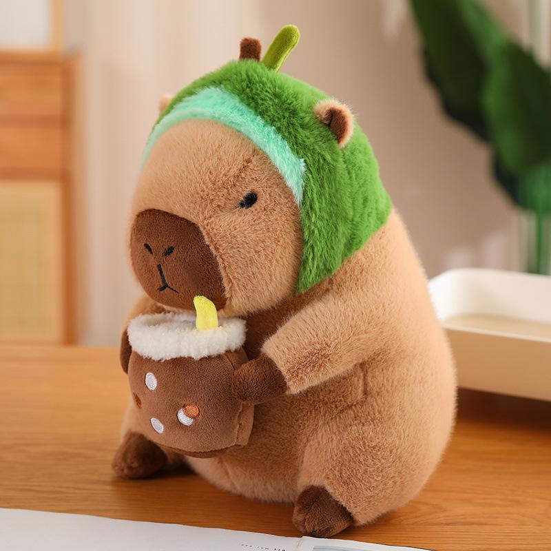 Sitting Capybara Doll Capibara Doll Capybara Doll Capybara Sleeping Pillow Plush Pillow Gift