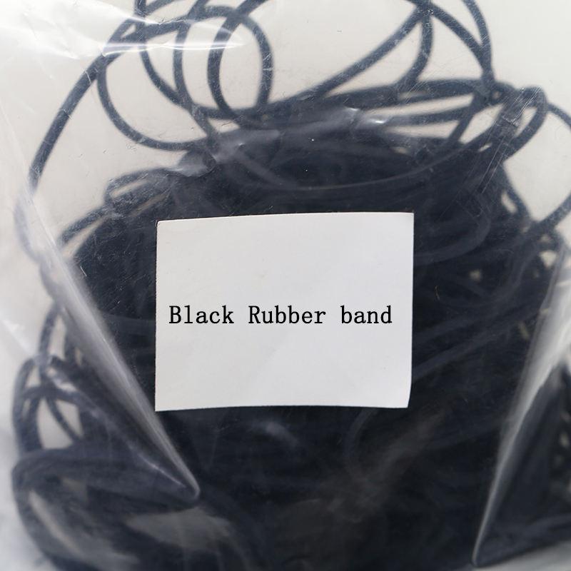 Black Rubber Band Manufacturer Strong Elastic Rubber Bands for Office School Home Office Supplies