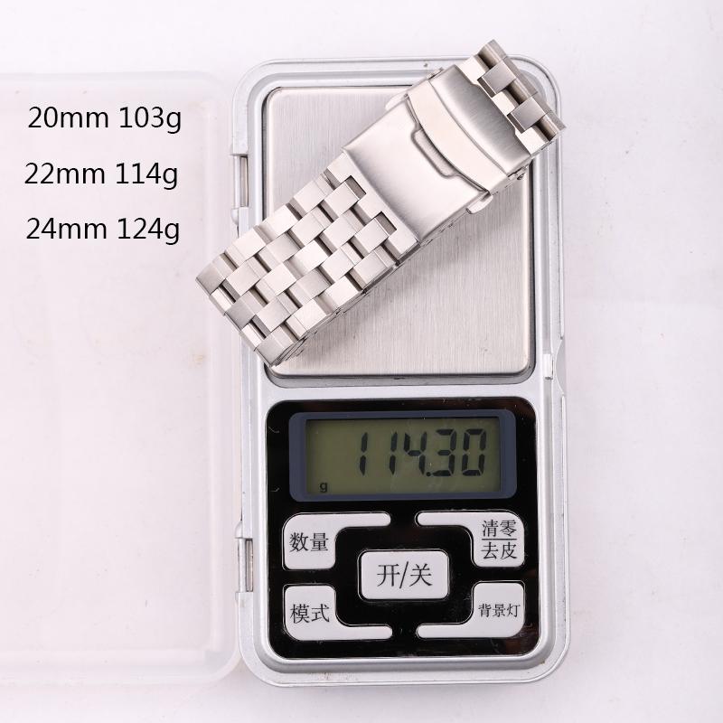 Ремешок для часов из нержавеющей стали, ремешок для часов, браслет 18 мм, 20 мм, 22 мм, 24 мм, женский и мужской, твердый металлический матовый ремешок для часов для Gear S3, аксессуары для ремешков