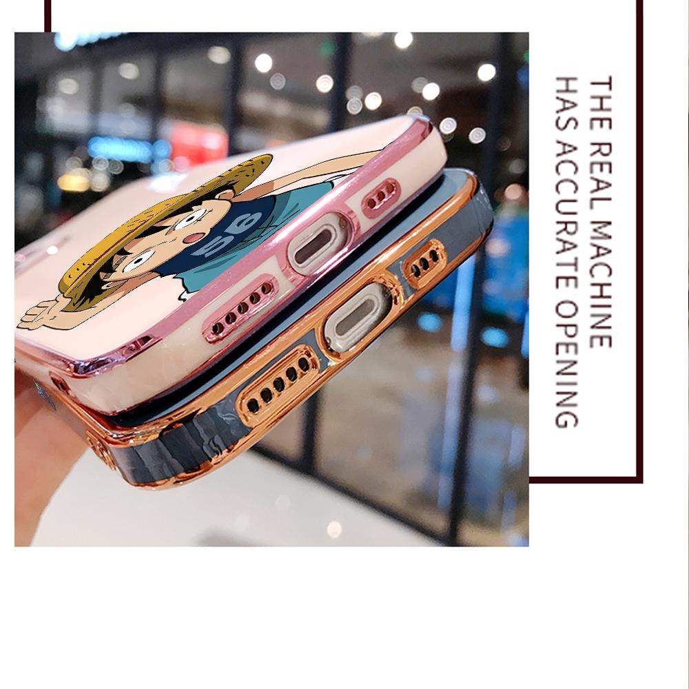 Для Redmi Note 13 Pro 12 Pro 12S 11 Pro 11S 10S OPPO A38 A77s A96 Realme C33 C65 OnePlus мягкий TPU полный объектив защитный чехол милый дизайн Luffy телефон