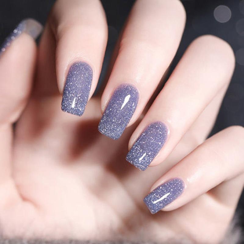 7,5 мл гель-лак для ногтей с блестками, замачиваемый УФ-светодиодный гель-лак для дизайна ногтей, маникюр