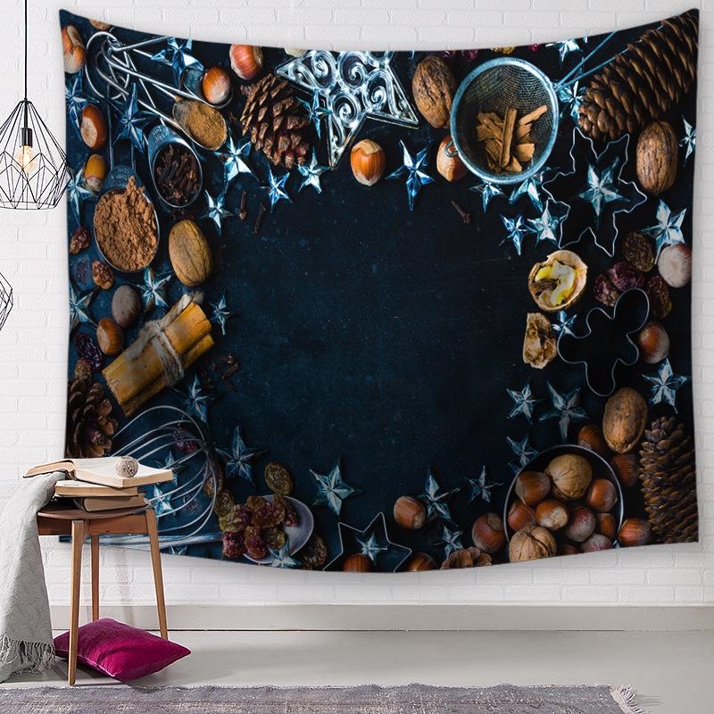 Рождественский гобелен в европейской и американской рождественской серии, гобелен для гостиной, спальни, скатерть