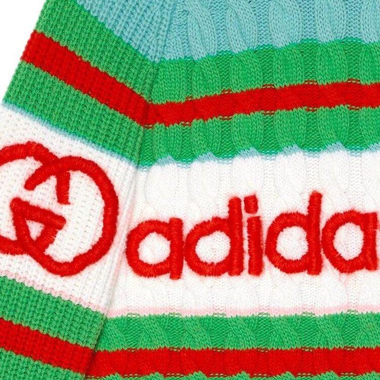 GUCCI x Adidas Originals Cashmere Sweater Women's Multicolor 717722-XKCQ3-5429