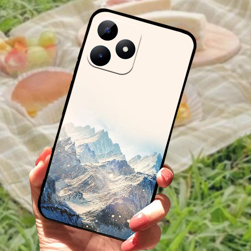 Чехол для Realme Note 50 Модный Крутой Мягкий Силиконовый Чехол для Телефона Narzo N53 Защитные Fundas для OPPO Realme C51 4G C53 ТПУ Бампер