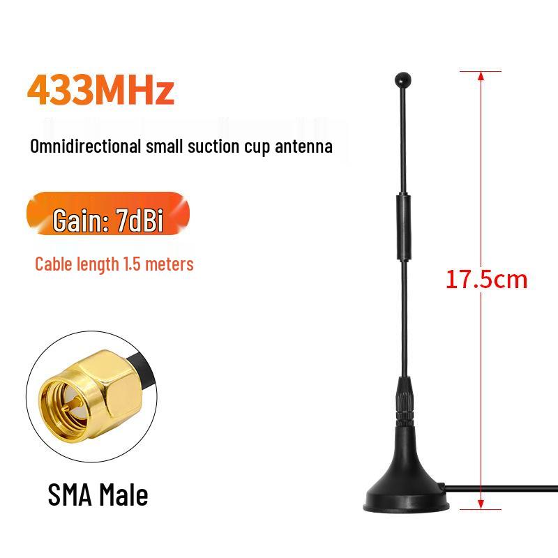4G/NB-IoT Высокоэффективная GSM Автомобильная Антенна на Присоске 433 МГц