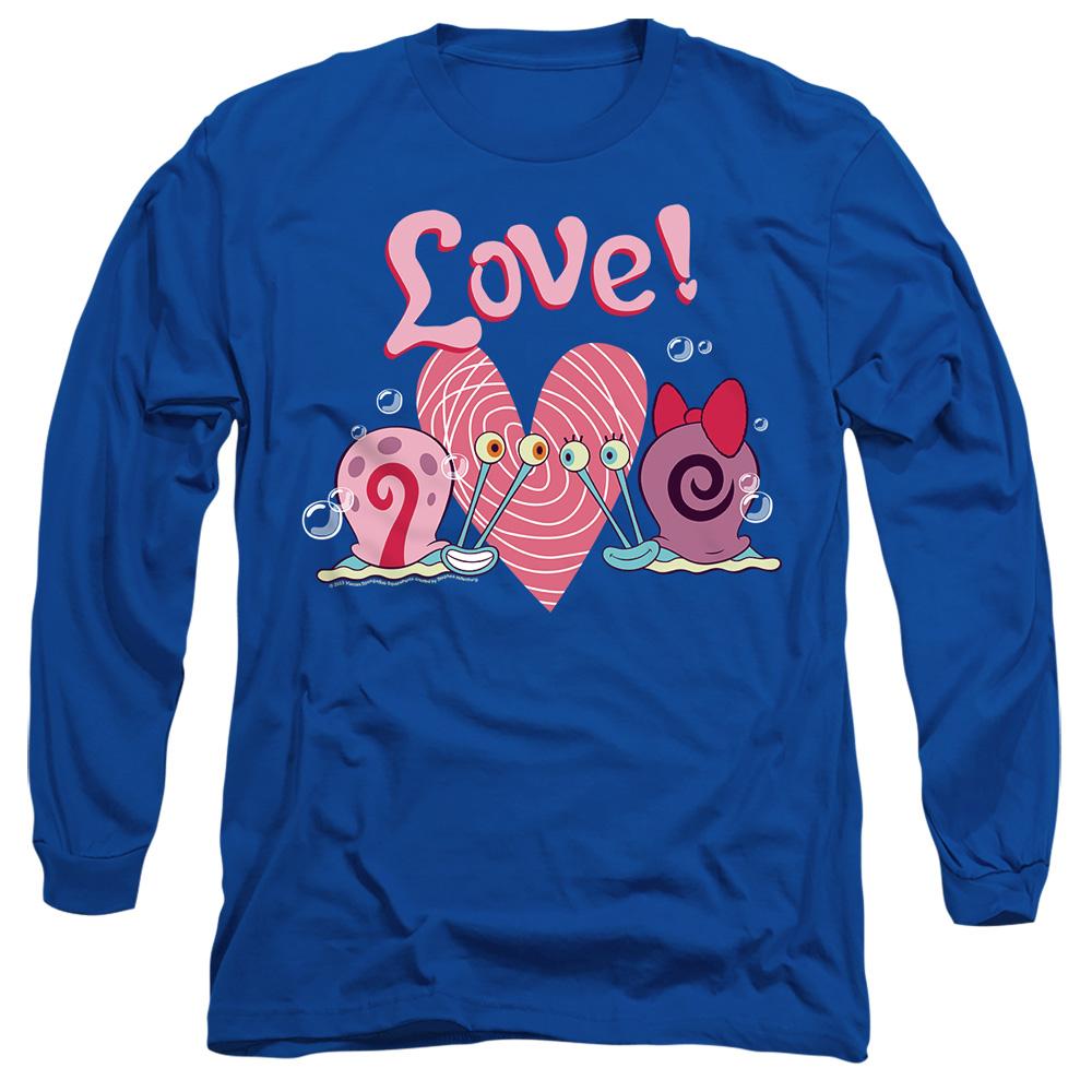 SpongeBob SquarePants Unisex Adult Valentine´s Love Gary & Snellie T-Shirt