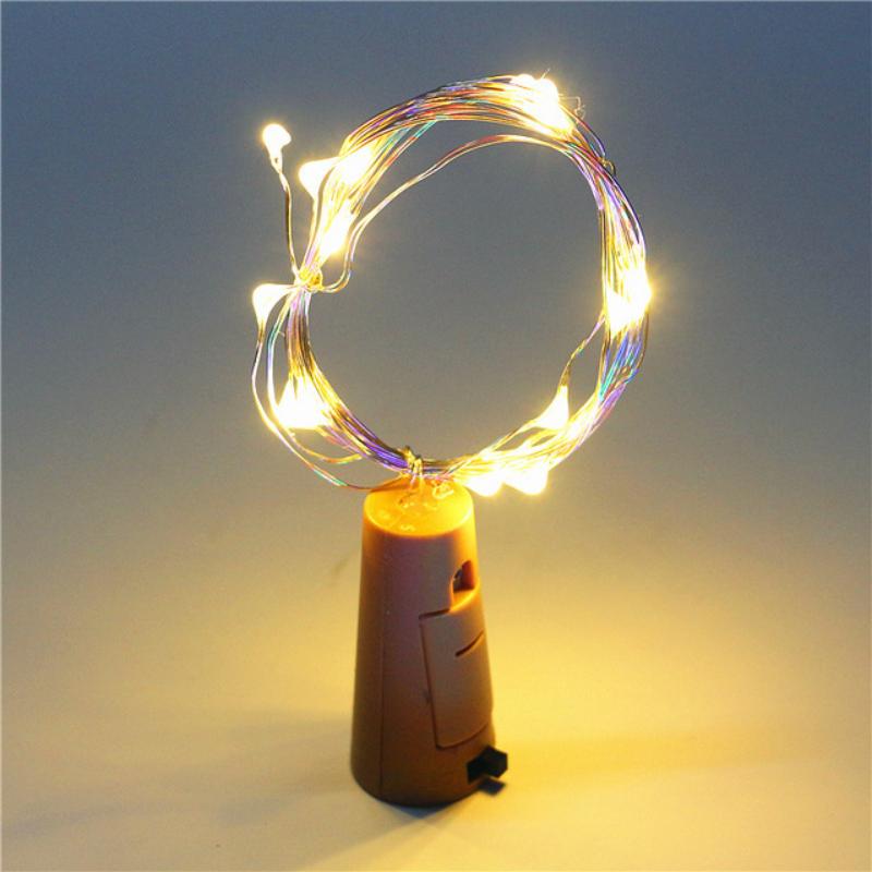 Wine Bottle Lights Cork Garland DIY Christmas String Lights for Party Halloween Wedding MIT
