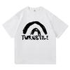 Turnstile Double Rainbow Tshirt 2025 Album Never Satisfied Mens Pure Cotton Tshirt Harajuku Highquality Retro Casual Tshirt