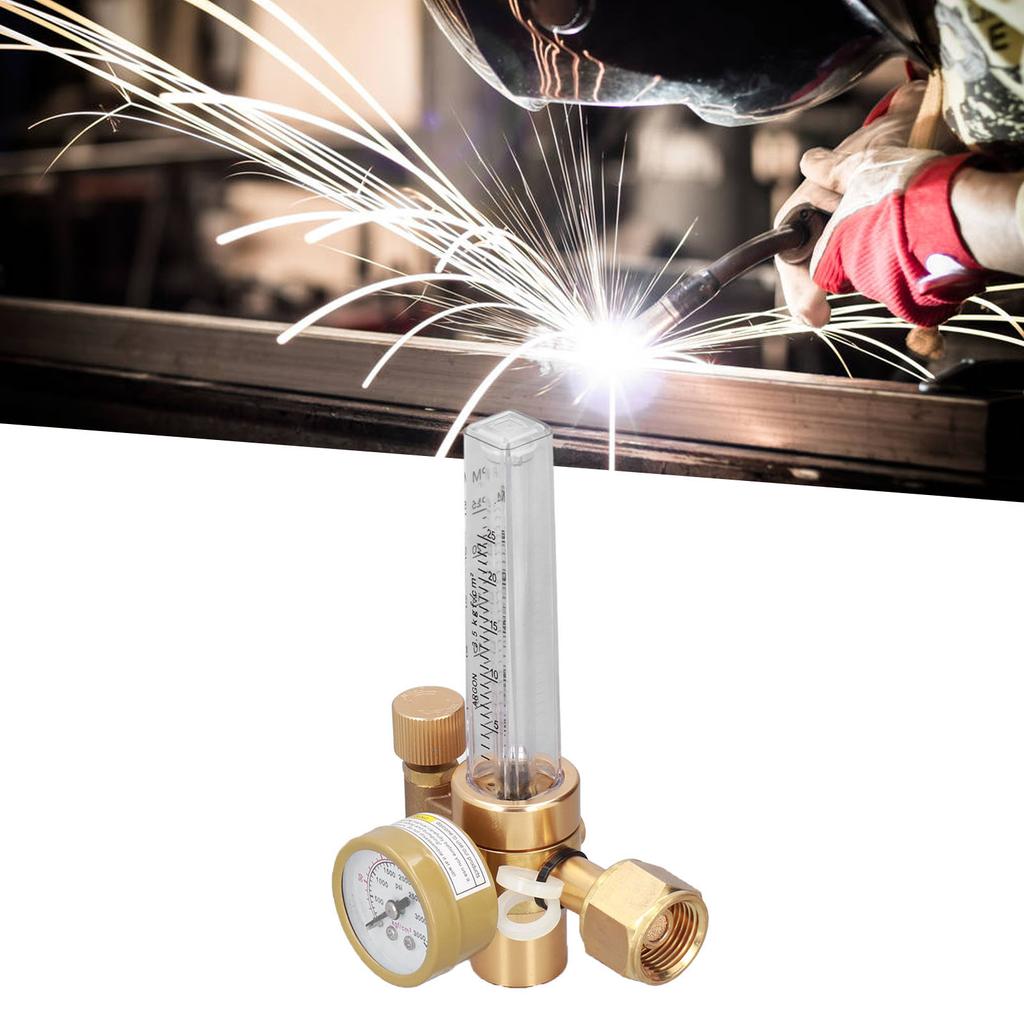 Welding Accessory CO2 Gas Regulator Welding Regulator Valve Brass Flowmeter CO2 Gas MIG Welding Machine Accessories OBC‑191