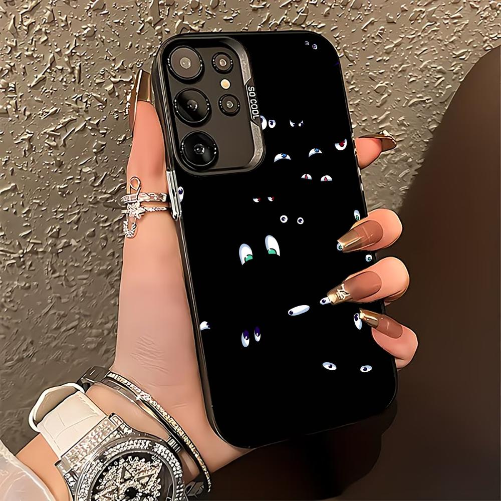 Маленькие глаза Премиум Изысканный Легкая Роскошь Чехол для Телефона PhoneCase для Samsung Galaxy S26 S25 S24 S23 S22 S21 FE Ultra Plus