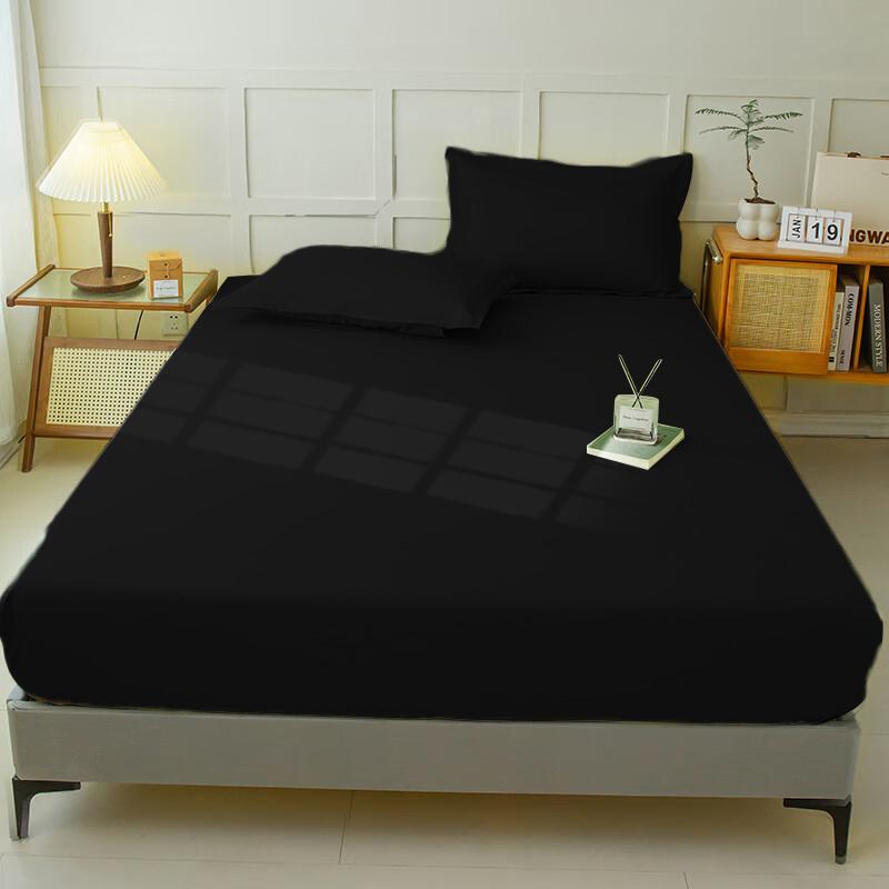Водонепроницаемая простыня на резинке, постельное покрывало, простыня, однотонная, для матраса, мягкая, дышащая, бесшумная, с глубоким карманом, большого размера