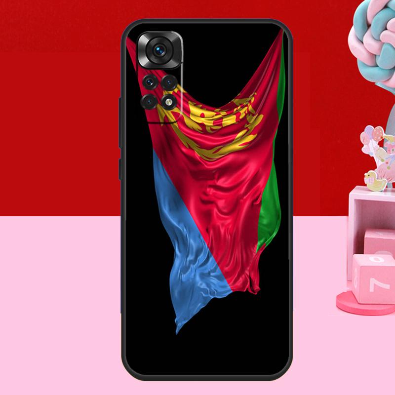 Eritrea Flag Case For Xiaomi Redmi Note 13 12 11 10 14 15 Pro Plus Redmi 15 C 14C 10C 12C 13C Soft Cover