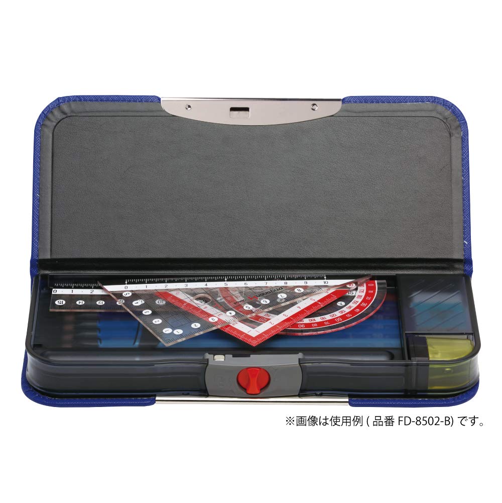 Sonic Pencil Alrock Blue Case, Double-Sided Design, Slim, FD-8502-B